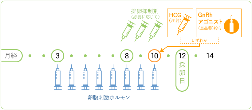 GnRhアゴニスト(点鼻薬)投与